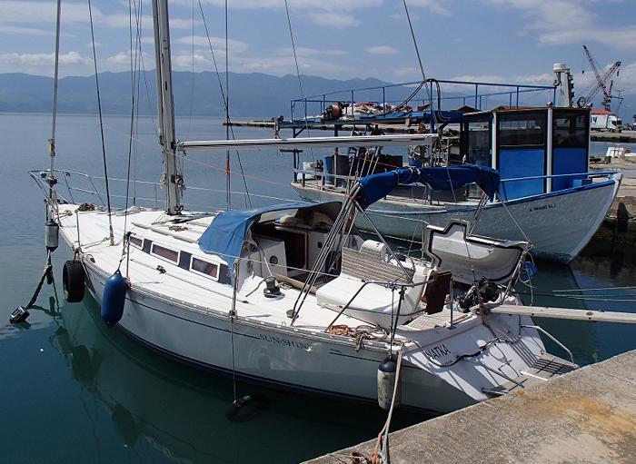 Rejs w Grecji po morzu egejskim z portu Stilida. Nasza dz na czas rejsu.